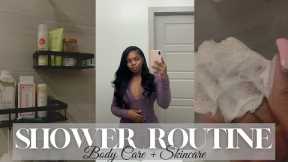 MY SHOWER & BODY CARE ROUTINE 2022 | SOFT GLOWY SKIN + SELF CARE TIPS *AFFORDABLE*