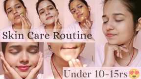 skin care products under 10-15rs😍|affordable skin care routine| remove Blackhead|