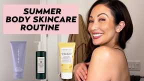 Get Glowing Skin With This Summer Body Skincare Routine | #SKINCARE