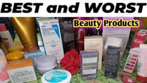 BEST and WORST Beauty Products | skincare products | makeup products | my experience | routine