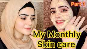 My Monthly Skin Care Routine - Dietitian Aqsa - Part 1