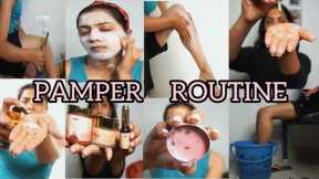 My Body Care Routine |  Body Waxing, Skin care + Manicure & Pedi | Pampering Routine | Rajveerpunni