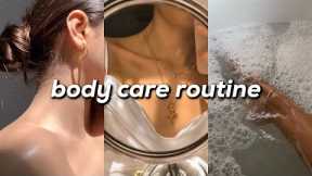 BODY CARE ROUTINE for glowing skin 🤍 skincare, anti-aging tips, at home laser hair removal