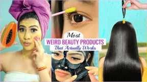 Most WEIRD BEAUTY Products That Actually WORKS .. | #Haircare #Skincare #Anaysa