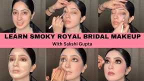 Uncut Bridal Makeup Tutorial @SakshiGuptaMakeupStudioAcademy  #makeup #tutorial