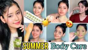 Summer Body Care Hacks😍 |Full Body Whitening, Remove Tan & Pigmentation at Home | Kirantutorialz