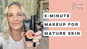 A 5 Minute makeup for mature skin