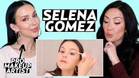 Selena Gomez's Rare Beauty Routine! Reacting with Pro Makeup Artist @MakeupByNikkiLaRose