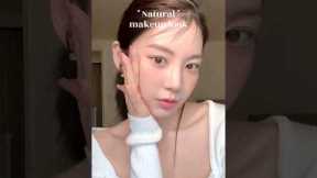 natural makeup look 🤍✨ #shorts #makeup #makeuptutorial #beauty #korean #glowingskin #viral