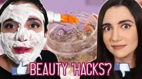 Trying Clickbait Beauty Hacks From Facebook