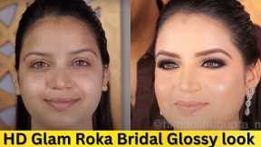 HD INDIAN ROKA BRIDE Makeup Tutorial  #makeup #tutorial