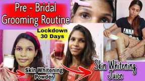 🔴Lockdown🔴 Pre-Bridal Full Body Care Routine in Tamil | Skin Whitening Juice & Mask | Bridal Series