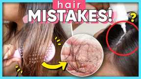 🚿 Everyday Hair Mistakes We Make Leading to HAIR LOSS, DANDRUFF & SPLIT ENDS! 💦