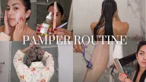pamper routine | skin, hair, & body care reset