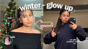 EXTREME HOLIDAY GLOW-UP | nails, hair, skincare! 🤍