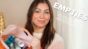BEAUTY EMPTIES 2023 | Makeup, Skincare, Body Care and Hair Care Products I've Used Up