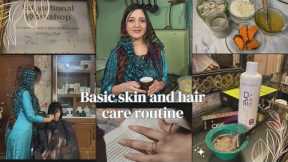 Basic skincare || Hair care routine || Gorgeous beauty saloon journey||