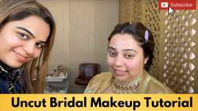 Uncut how to do GLOSSY BRIDAL Makeup by @Sakshi Gupta Makeup Studio & Academy in simple steps