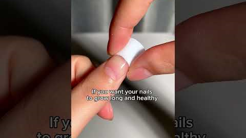 If your nail became soft!