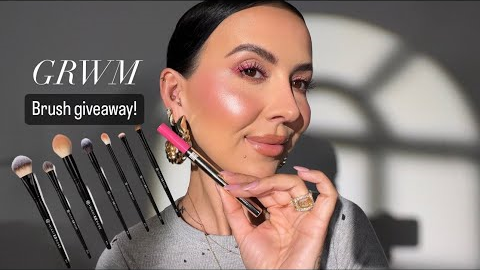 GRWM Enter to Win my Brushes With BK Beauty